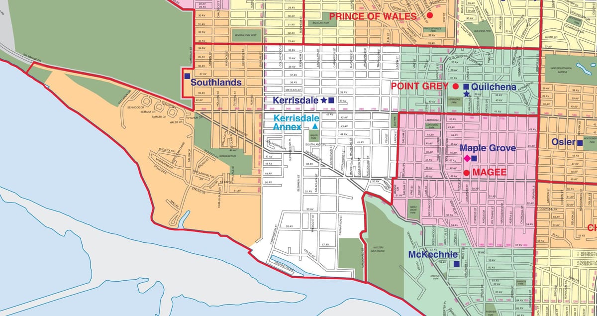 vancouver წყალშემკრები რუკა