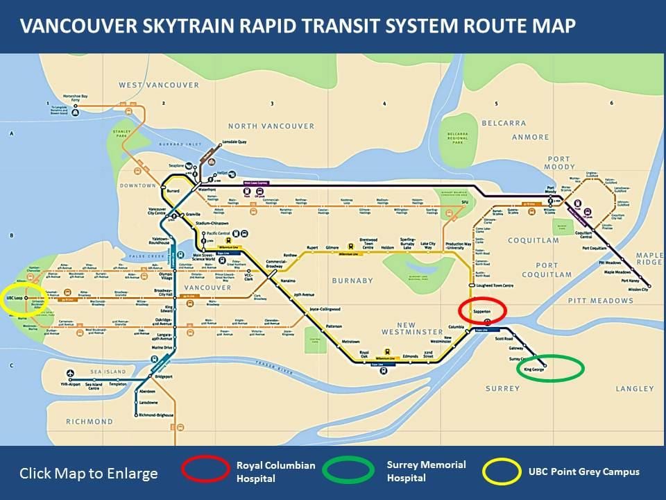 რუკა skytrain ნეკერჩხალი ქედი vancouver