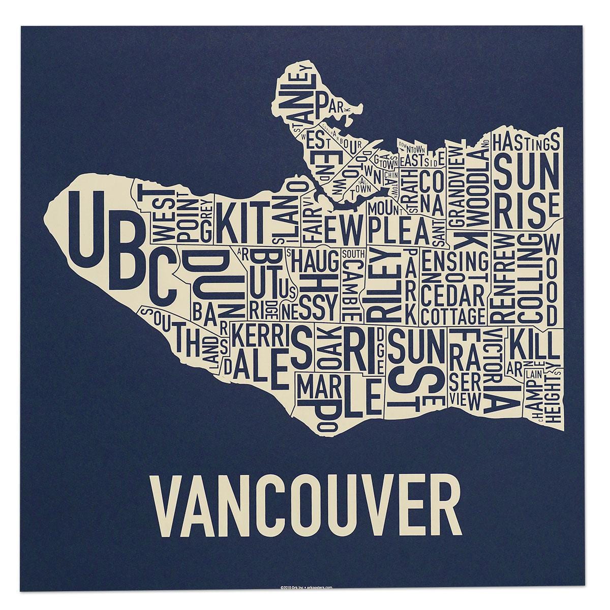 რუკა vancouver ბეჭდვა