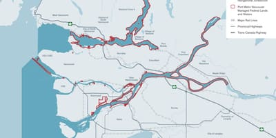 რუკა პორტი vancouver 