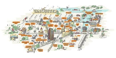 რუკა vancouver რესტორნები