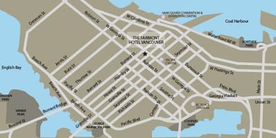 რუკა მიმართულებით vancouver