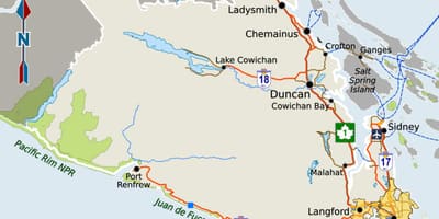 სამხრეთ vancouver რუკა