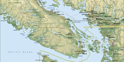 რუკა vancouver ფართი ძვ. წ.
