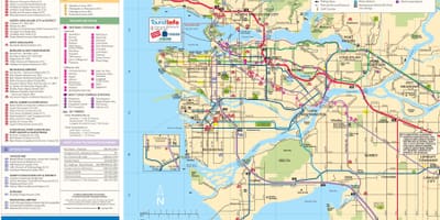 რუკა უფრო დიდი vancouver ძვ. წ.