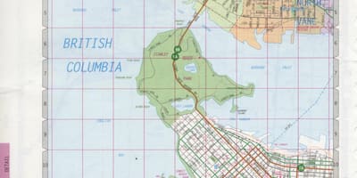 რუკა ჩრდილოეთ vancouver ქუჩა