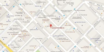 რუკა gastown vancouver ძვ. წ.