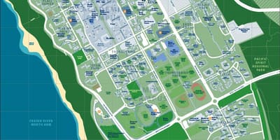 რუკა ubc vancouver