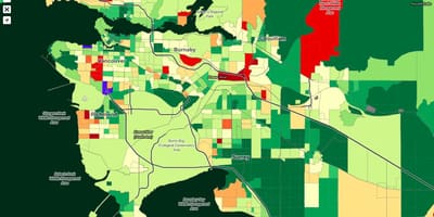 რუკა vancouver დემოგრაფიული