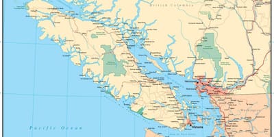 რუკა vancouver ვექტორი