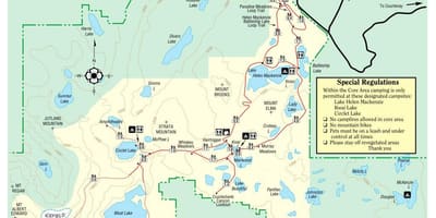 რუკა vancouver კუნძული პროვინციული პარკები