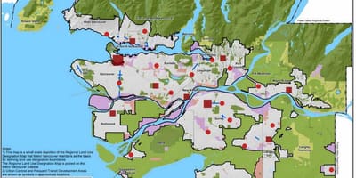 უფრო მეტი vancouver რეგიონული მუნიციპალიტეტის რუკა