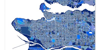 რუკა vancouver ხელოვნების