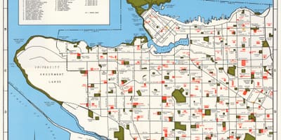 რუკა vancouver საზოგადოების