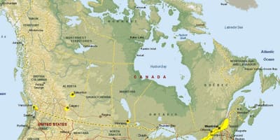 რუკა vancouver საზღვრის გადაკვეთის