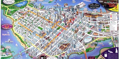 რუკა vancouver ძვ. წ. კანადა