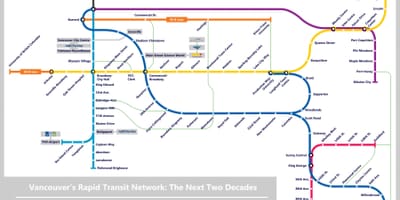 რუკა vancouver lrt 