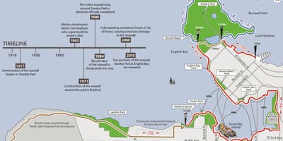 რუკა vancouver seawall
